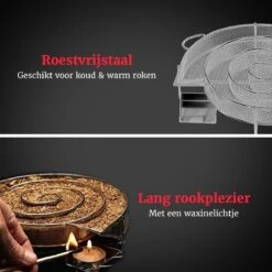 GrillX Cold Smoke Generator Met 1KG Kersen Rookmot - 6 Liter - Smokerbox - RVS Rookbox - Rookgenerator - Koud Roken - BBQ Accesoires 6 GrillX Cold Smoke Generator Met 1KG Kersen Rookmot - 6 Liter - Smokerbox - RVS Rookbox - Rookgenerator - Koud Roken - BBQ Accesoires -Beste Barbecue Grill winkel 1200x1200 473