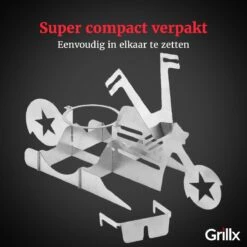 GrillX Beer Can Chicken Houder - Kiphouder Motorcycle - BBQ Accesoires - Bierkip - Barbeque Gereedschap - Chicken Sitter -Beste Barbecue Grill winkel 1200x1200 489