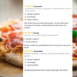 Nowad Pizzaschep RVS Rond Voor BBQ En Oven - 30,5 Cm - Pizzaspatel - Taartschep - Houten Handvat - Ophangbaar - Rond - Vaatwasbestendig - Keukenaccessoires -Beste Barbecue Grill winkel 1200x1200 508