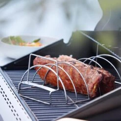 Barbecook Vlees & Ribrek - Spareribs Houder - RVS - Inox Barbecook Vlees & Ribrek - Spareribs Houder - RVS - Inox -Beste Barbecue Grill winkel 1200x1200 530