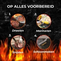 GrillX Barbecue Gereedschap Set - 19-delig - Inclusief Luxe Draagtas - BBQ Accesoires - Gereedschapset 12 GrillX Barbecue Gereedschap Set - 19-delig - Inclusief Luxe Draagtas - BBQ Accesoires - Gereedschapset -Beste Barbecue Grill winkel 1200x1200 556