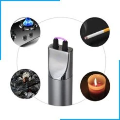 Aansteker Elektrisch - Plasma Aansteker - Aansteker Voor Kaarsen - Oplaadbaar Met USB Kabel - Windproof - SEVEND® -Beste Barbecue Grill winkel 1200x1200 569