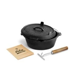 Burnhard Gietijzeren Dutch Oven - Little John 3,8 L -Beste Barbecue Grill winkel 1200x1200 594
