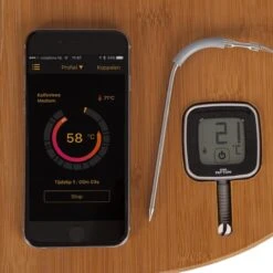 Patton Kamado Houtskool Barbecue - 18" - Grilloppervlak Ø 39 Cm - Met Bluetooth Thermometer - Groen -Beste Barbecue Grill winkel 1200x1200 60