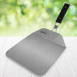 RVS Pizzaschep Inklapbaar Vierkant Handvat - Taartschep - Pizzaspatel BBQ Pannekoeken Spatel -Beste Barbecue Grill winkel 1200x1200 612