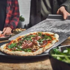 Burnhard Pizzasteen 38 X 30 X 1,5 Cm + Pizzaschep -Beste Barbecue Grill winkel 1200x1200 649