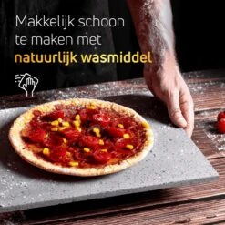 Pizzasteen BBQ Oven - Lava Van Vulkaan Etna - Barbecue Accesoires - Made In Italy - Broodbaksteen - 30x38x1.1 - VDN -Beste Barbecue Grill winkel 1200x1200 681