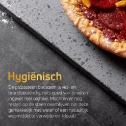 Pizzasteen BBQ Oven - Lava Van Vulkaan Etna - Barbecue Accesoires - Made In Italy - Broodbaksteen - 30x38x1.1 - VDN -Beste Barbecue Grill winkel 1200x1200 685