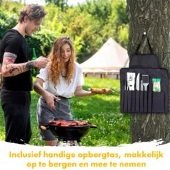 BBQ Accesoires Set Gereedschap Tang Borstel Barbecue Kookgerei - 10 Delig -Beste Barbecue Grill winkel 1200x1200 697