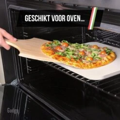 Gadgy Pizzasteen Met Pizzaschep – Cordieriet Voor Knapperige Pizzabodem – Pizzasteen Voor BBQ, Oven Of Kamado - Pizzaspatel - Pizza Set -Beste Barbecue Grill winkel 1200x1200 708