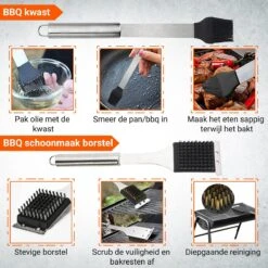 BBQ Accesoires Gereedschapset Koffer Set Tang Borstel Schort Barbecue Dagdeals - Chef Cook BBQ Accessoires Set 13 BBQ Accesoires Gereedschapset Koffer Set Tang Borstel Schort Barbecue Dagdeals - Chef Cook BBQ Accessoires Set -Beste Barbecue Grill winkel 1200x1200 71