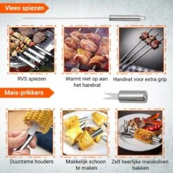 BBQ Accesoires Gereedschapset Koffer Set Tang Borstel Schort Barbecue Dagdeals - Chef Cook BBQ Accessoires Set 14 BBQ Accesoires Gereedschapset Koffer Set Tang Borstel Schort Barbecue Dagdeals - Chef Cook BBQ Accessoires Set -Beste Barbecue Grill winkel 1200x1200 72