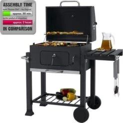 Tepro Toronto Click Barbecue Bbq Houtskool - Grilloppervlak (LxB) 56 X 42 Cm - Met Thermometer In De Deksel - RVS - Houtskoolbarbecue -Beste Barbecue Grill winkel 1200x1200 83