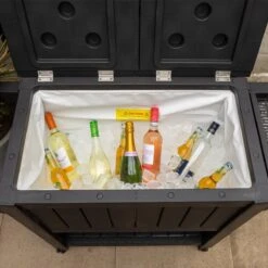 BluMill BBQ Tafel - Inclusief Koelvak 80 Liter - Op Wieltjes - Met Flessenopener - 102 X 46 X 86,5 Cm -Beste Barbecue Grill winkel 1200x1200 842