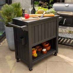 BluMill BBQ Tafel - Inclusief Koelvak 80 Liter - Op Wieltjes - Met Flessenopener - 102 X 46 X 86,5 Cm -Beste Barbecue Grill winkel 1200x1200 849