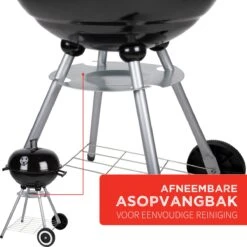 BBQ Collection Houtskoolbarbecue - Kogelbarbecue 45 X 60 Centimeter - Ronde Barbecue - Barbecue Op Wielen - Zwart - Metaal -Beste Barbecue Grill winkel 1200x1200 96