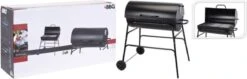 BBQ XL Houtskoolbarbecue - Cilindervorm - Grilloppervlak (LxB) 71 X 35 Cm - Zwart -Beste Barbecue Grill winkel 1200x382