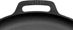 Valhal Outdoor Skillet / Plancha / Koekenpan - Gietijzer - Diameter 35cm, Twee Handvatten, VH35F -Beste Barbecue Grill winkel 1200x502