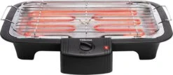 Tristar BQ-2813 Electrische Tafelbarbecue - Grilloppervlak (LxB) 38x22 Cm - 2000W - Zwart -Beste Barbecue Grill winkel 1200x520