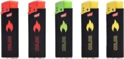 Windproof Stormaanstekers - Unieke Gekleurde Vlam - 5 Stuks - Stormvlam - Vuurwerk Aanstekers