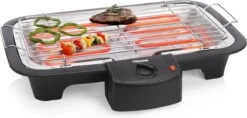 Tristar BQ-2813 Electrische Tafelbarbecue - Grilloppervlak (LxB) 38x22 Cm - 2000W - Zwart -Beste Barbecue Grill winkel 1200x573