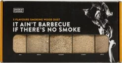 Smokin’ Flavours Giftbox Mot 5x 650ml - Rookmot 5x 650 Ml - Eik - Beuk - Hickory - Kers - Appel -Beste Barbecue Grill winkel 1200x623