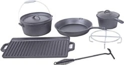 EL Fuego Dutch Oven Set Gietijzer 7-delig -Beste Barbecue Grill winkel 1200x628 1
