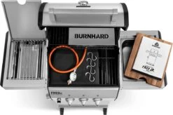 Burnhard Gas BBQ FRED JR. Deluxe - 2 Branders - Incl. Keramische Infraroodbrander & Afdekhoes - Deluxe 35 Burnhard Gas BBQ FRED JR. Deluxe - 2 Branders - Incl. Keramische Infraroodbrander & Afdekhoes - Deluxe -Beste Barbecue Grill winkel 1200x796