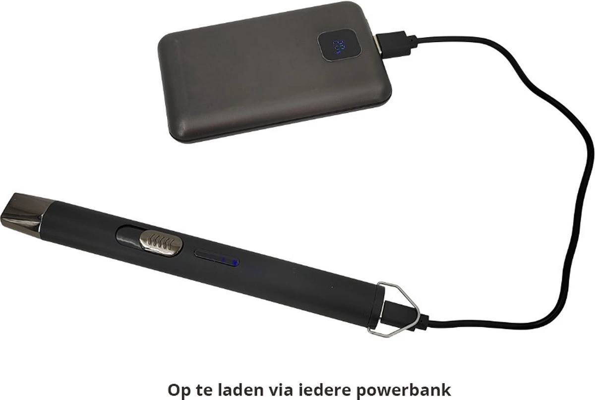 Bowlit PRO 2 Elektrisch Oplaadbare Kaarsen Aansteker Voor Kaarsen, Keuken / BBQ En Vuurwerk Etc. 4 Bowlit PRO 2 Elektrisch Oplaadbare Kaarsen Aansteker Voor Kaarsen, Keuken / BBQ En Vuurwerk Etc. - Afbeelding 4