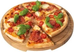 Boska Pizzaplank Friends L - BBQ Accessoires - Eikenhout - Handige Opvanggeul - Ø 34 Cm -Beste Barbecue Grill winkel 1200x844 2