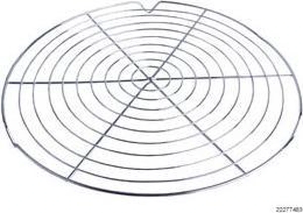 Merkloos RVS Taartrooster 32 Cm 2 Merkloos RVS Taartrooster 32 Cm - Afbeelding 2