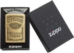 Aansteker Zippo Jack Daniel's Label Brass Emblem -Beste Barbecue Grill winkel 1200x869 3