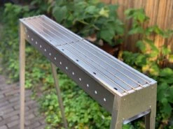 Spiedini Saté-bbq Bali 80 - Saté Houtskoolbarbecue Met Horizontaal Rooster - 80 Cm Lang, 11 Cm Breed - Materiaal: Gealuminiseerd Ijzer -Beste Barbecue Grill winkel 1200x899 3