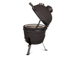 Patton Kamado Grill 13" - Keramisch - Kookoppervlak Ø 28 - Mat Zwart -Beste Barbecue Grill winkel 1200x900 11