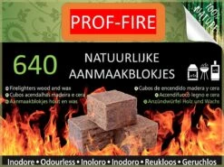 PROF-FIRE - 640 Aanmaakblokjes Bruin- Voordeelbox - Ecologisch - Milieuvriendelijk - CO2 Neutraal - Fire-Up Kwaliteit -Beste Barbecue Grill winkel 1200x900 38