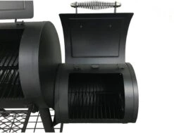 Fire Beam Houtskool Barbecue - Grilloppervlak (LxB) 35 X 66 Cm - Smoker - Zwart -Beste Barbecue Grill winkel 1200x918