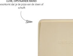 Boska Pizzasteen Deluxe Rechthoek - Voor De Oven - Knapperige Pizza's - 40x32 Cm - BBQ Accessoires -Beste Barbecue Grill winkel 1200x921 1