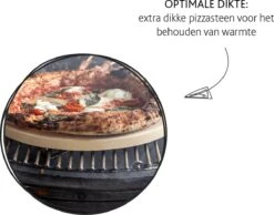 Boska Pizzasteen Deluxe - Voor Oven & BBQ - Knapperige Pizza's - Ø 29.5 Cm - BBQ Accessoires -Beste Barbecue Grill winkel 1200x942 3