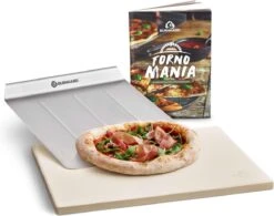 Burnhard Pizzasteen 38 X 30 X 1,5 Cm + Pizzaschep -Beste Barbecue Grill winkel 1200x949 1