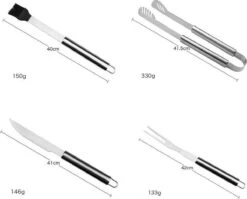 Sens Design BBQ Accesoires - 18 Delig - BBQ Gereedschapset Koffer -Beste Barbecue Grill winkel 1200x969 1