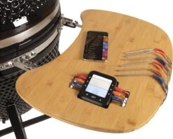 Patton - Kamado 21" - Premium Black - Keramische Barbecue - Incl. Bluetooth Kerntemperatuurmeter - LED Verlichting - Large - Compleet - Zwart 27 Patton - Kamado 21" - Premium Black - Keramische Barbecue - Incl. Bluetooth Kerntemperatuurmeter - LED Verlichting - Large - Compleet - Zwart -Beste Barbecue Grill winkel 1200x969