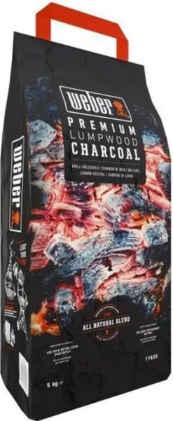 WEBER Houtskool - Zak Van 5 Kg -Beste Barbecue Grill winkel 493x1200