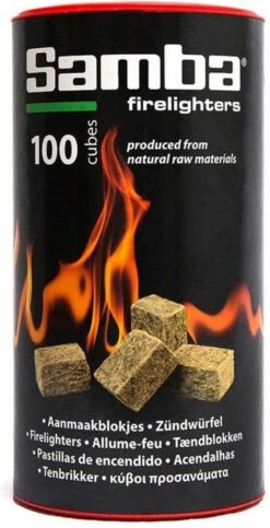 Samba Bruine Aanmaakblokjes Openhaard - 600 Stuks In Kokers - Omdoos 5 Samba Bruine Aanmaakblokjes Openhaard - 600 Stuks In Kokers - Omdoos -Beste Barbecue Grill winkel 614x1200 1