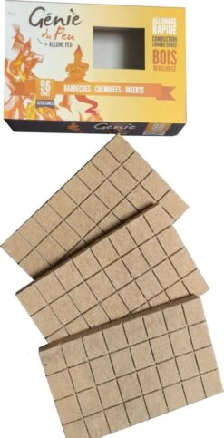 Genie Du Feu Aanmaakblokjes Bruin - 1344 Stuks - Voordeel Verpakking -Beste Barbecue Grill winkel 614x1200