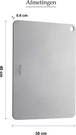 Pizzasteen Van Staal – Pizza Steen - Pizza En Brood Bakken - 40 X 30 X 0,6 Cm - Cadeau Voor Man - Kitchen Steel By Qwality -Beste Barbecue Grill winkel 677x1200 1