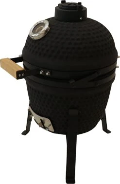 Patton Kamado Grill 13" - Keramisch - Kookoppervlak Ø 28 - Mat Zwart -Beste Barbecue Grill winkel 784x1200