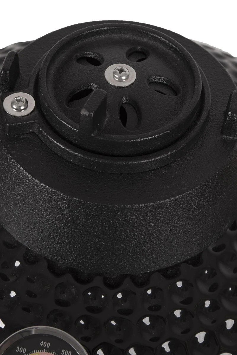 Patton - Kamado 21" - Premium Black - Keramische Barbecue - Incl. Bluetooth Kerntemperatuurmeter - LED Verlichting - Large - Compleet - Zwart 12 Patton - Kamado 21" - Premium Black - Keramische Barbecue - Incl. Bluetooth Kerntemperatuurmeter - LED Verlichting - Large - Compleet - Zwart - Afbeelding 12