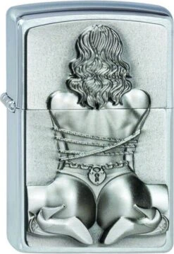 Zippo Aansteker Bondage Girl Emblem