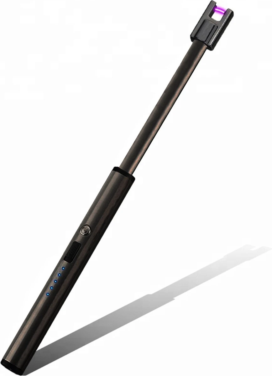 Xaralyn Lange Elektrische Aansteker | USB-oplaadbaar | Plasma-aansteker | Winddicht | Vlamloze Elektrische Aansteker Voor Keuken, Bbq Of Openhaard - Antraciet 1 Xaralyn Lange Elektrische Aansteker | USB-oplaadbaar | Plasma-aansteker | Winddicht | Vlamloze Elektrische Aansteker Voor Keuken, Bbq Of Openhaard - Antraciet