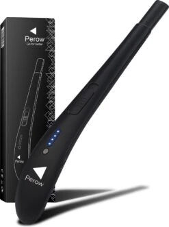 Oplaadbare Lange Elektrische Aansteker - Zwart - Duurzame Plasma Aansteker - Inclusief Cadeauverpakking - BBQ - Kaarsen